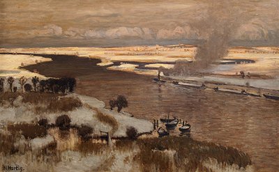 Oder Landscape by Hans Hartig